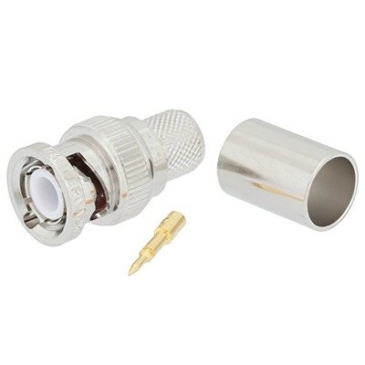 BNC Male Connector for RG8U / RG213 / LMR400 / LMR400UF / RFC400 / RFC400DB / RFC400UF cables