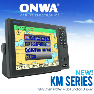 OWNA, KM-8/12 Series Marine Chartplotter