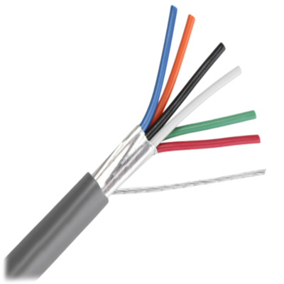 6 Core Shielded Multiconductor Cable, 20 AWG ( PER METER )