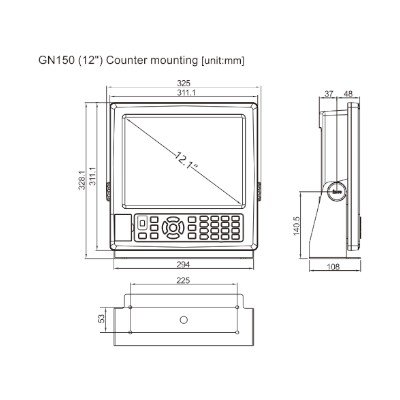 XINUO, GN150(12″) Multi-system Shipborne Radionavigation Receivers