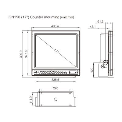 XINUO, GN150(17″) Multi-system Shipborne Radionavigation Receivers