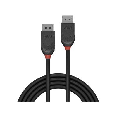 Lindy, E301195 3m DisplayPort 1.2 Cable Black Line