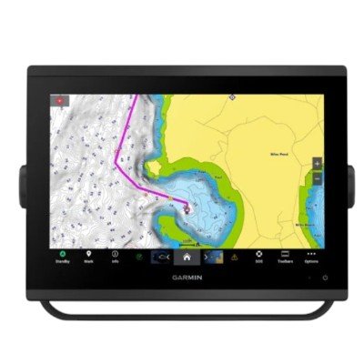 Garmin, GPSMAP® 1243xsv SideVü, ClearVü and Traditional CHIRP Sonar with Mapping Garmin Navionics+™ Built-In Coverage