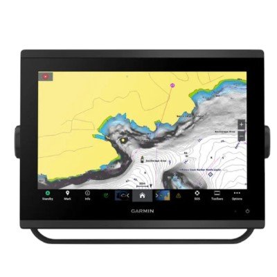 Garmin, GPSMAP® 1223xsv SideVü, ClearVü and Traditional CHIRP Sonar with Worldwide Basemap