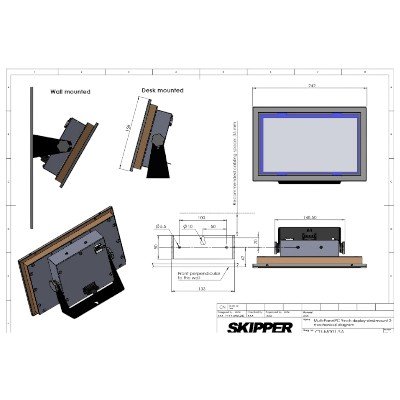 SKIPPER, ESN200 IMO Wheelmarked Echo Sounder
