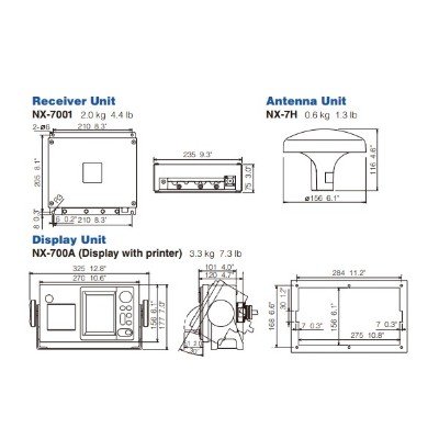 Furuno, NX-700A DUAL-CHANNEL NAVTEX RECEIVER