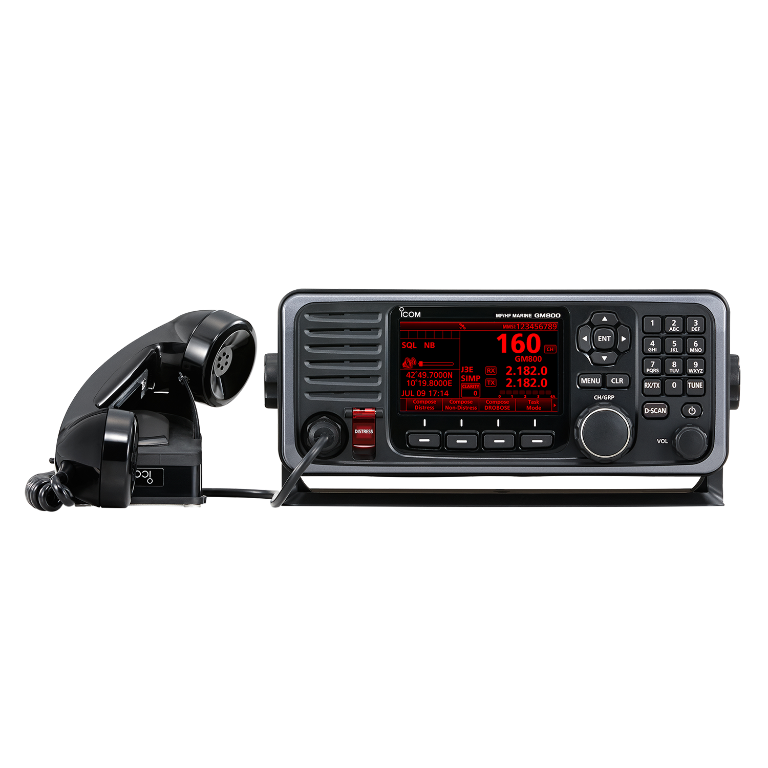 Icom, GM800 GMDSS Class A MF/HF Marine Transceiver - Image 2