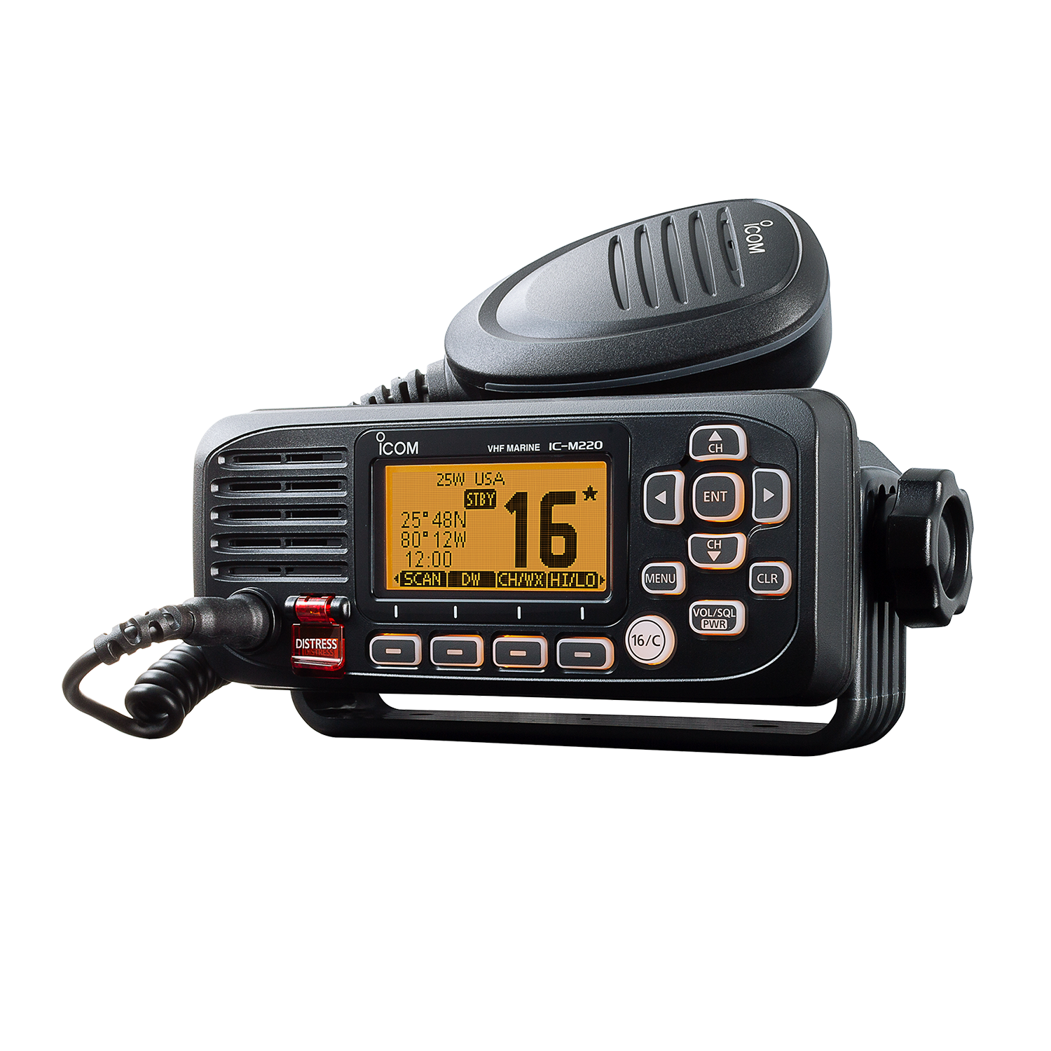Icom, IC-M220 Ultra-Compact Fixed-Mount Marine VHF Transceiver with Class D DSC - Image 2
