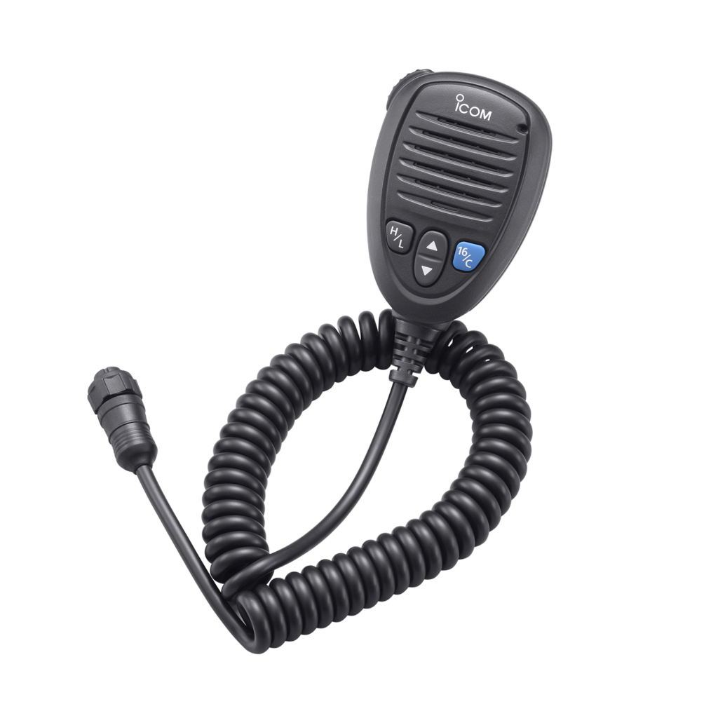 Icom, HM-205RB Heavy-Duty Waterproof Hand Speaker Microphone (Rear Connector)