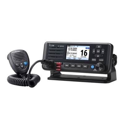 Icom, IC-M430E Fixed-Mount Marine VHF Transceiver with Built-In GPS and Active Noise Canceling
