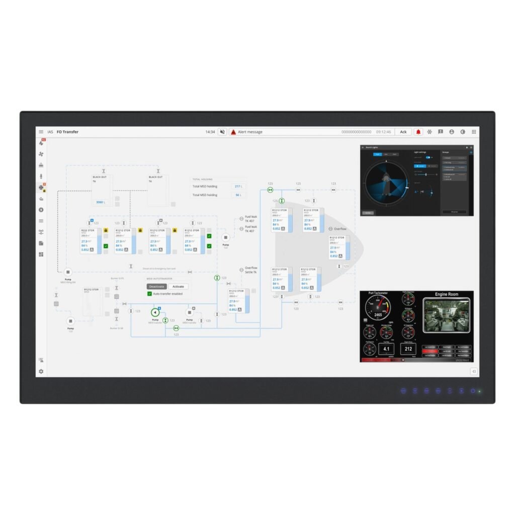 Hattland, ED 43T01 UHD 43-Inch 4K Ultra HD Professional Marine Display Monitor