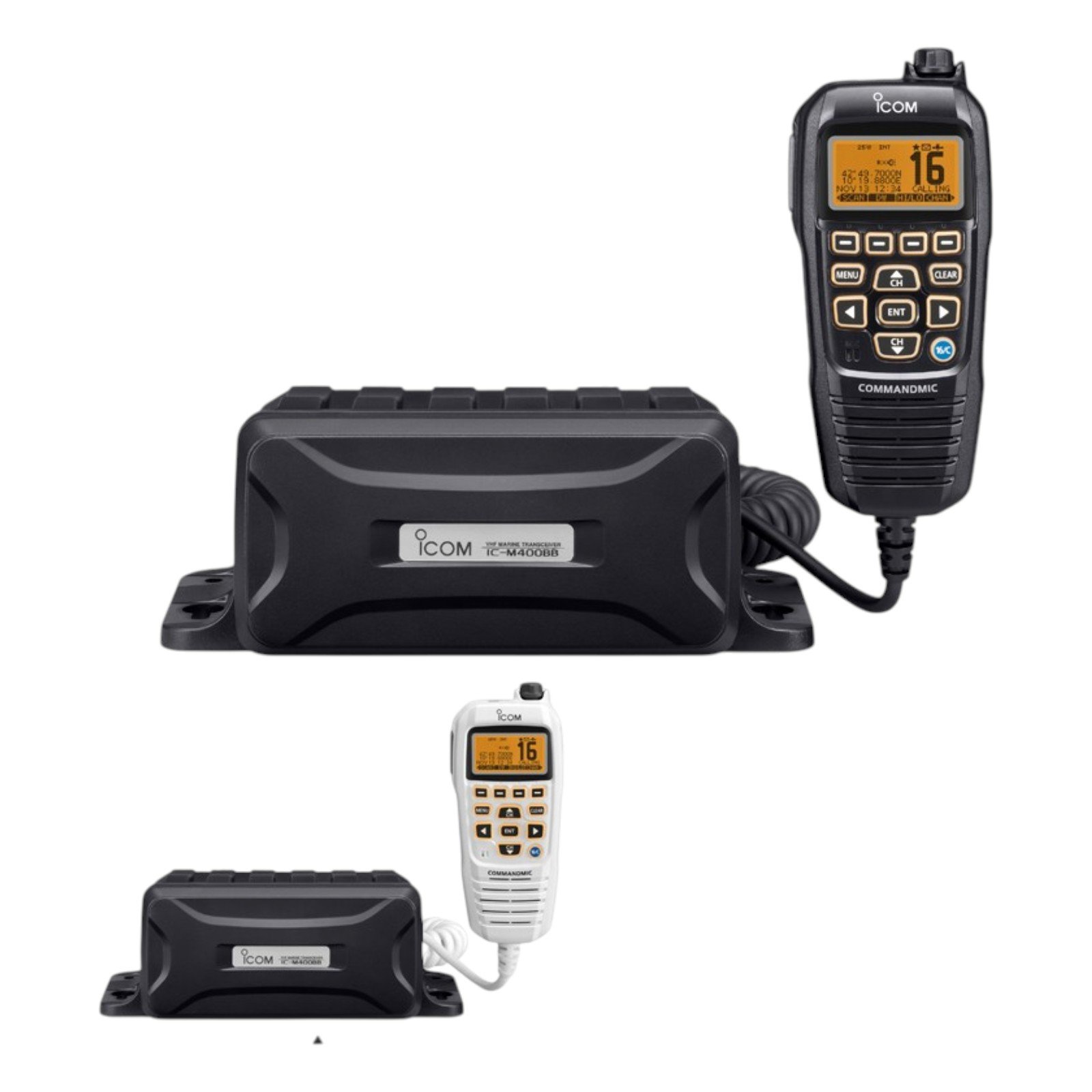 Icom, IC-M400BBE Compact Black Box Marine VHF Transceiver with CommandMic - Image 3