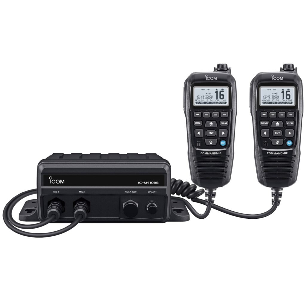 Icom, IC-M410BB Black Box Marine VHF Transceiver with Multi-Station CommandMic
