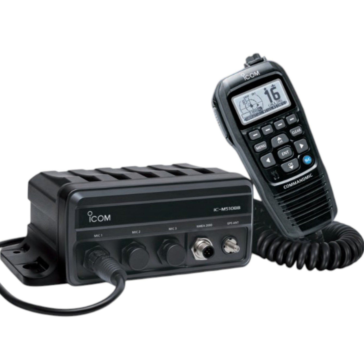 Icom, IC-M510BB Black Box Marine VHF Transceiver with Multi-Station CommandMic - Image 2