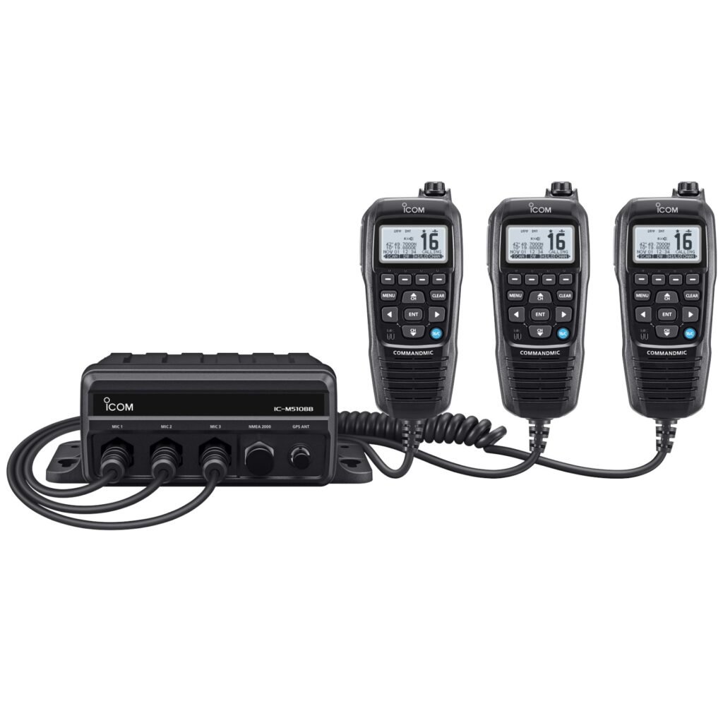 Icom, IC-M510BB Black Box Marine VHF Transceiver with Multi-Station CommandMic