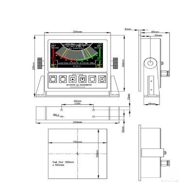 AMI, NT1750 EPR Inclinometer with Escort Tug Mode - Image 3