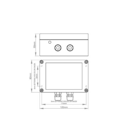 AMI, X973 VHF Audio 2 Input 1 Output Audio Combiner Interface